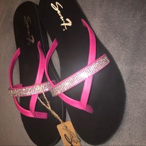 Seven7 Bondi Bejeweled Flip-Flop Sandal